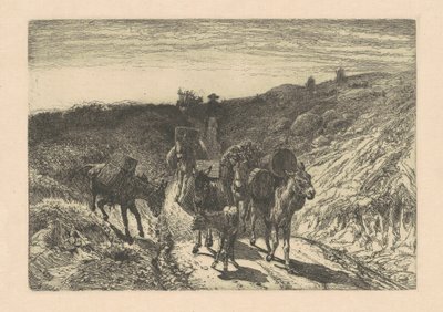 El tren de Burrow, Nuevo México de Peter Moran