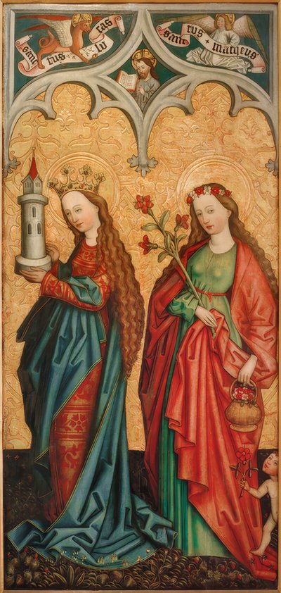 Las santas Bárbara y Dorotea de Peter Murer