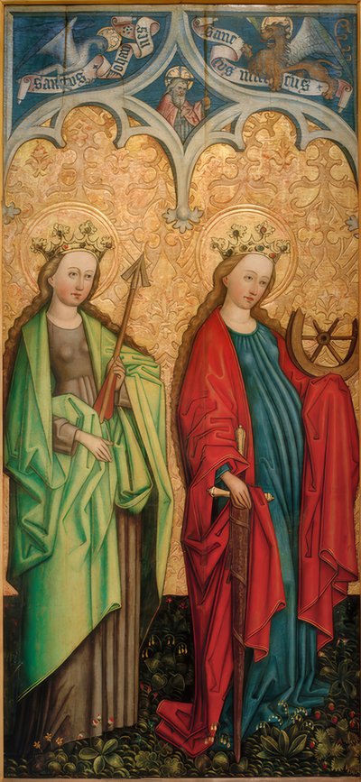 Las Santas Úrsula y Catalina de Alejandría de Peter Murer
