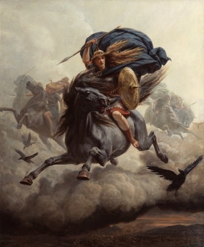 la valquiria de Peter Nicolai Arbo