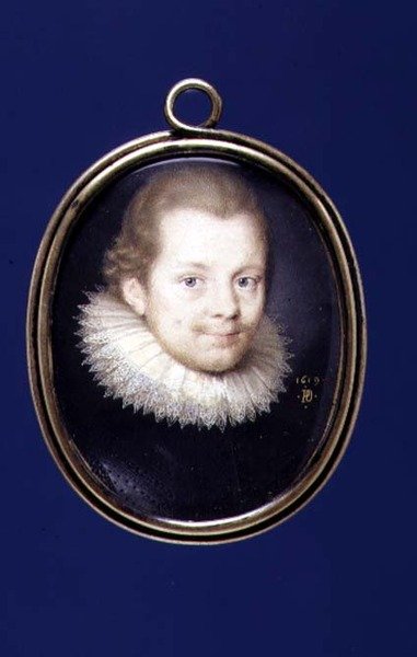 Retrato en miniatura de Sir Kenelm Digby (1600-65) 1619 de Peter Oliver