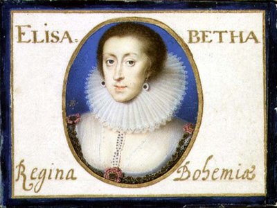 Retrato de Isabel, Reina de Bohemia de Peter Oliver