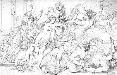 La furia de la guerra de Peter Paul (after) Rubens