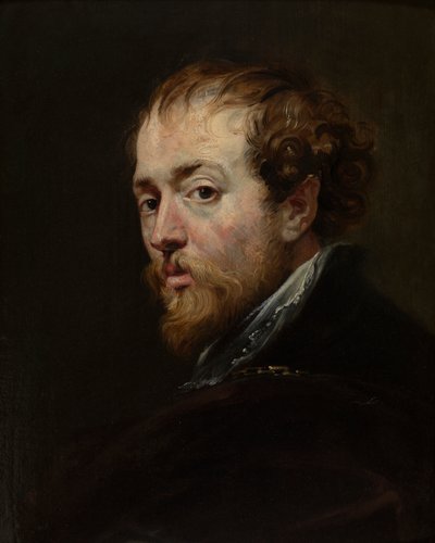El pintor Peter Paul Rubens (óleo sobre lienzo) de Peter Paul (follower of) Rubens