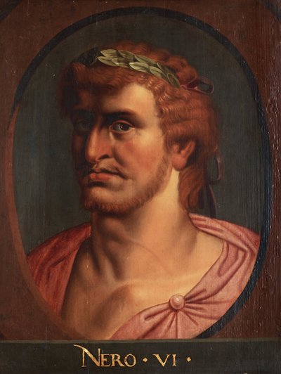 Retrato de Nerón (busto de retrato de Nerón) de Peter Paul (school of) Rubens