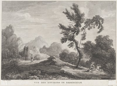 Vista de Birmingham, ca. 1755 de Peter Paul Benazech