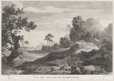 Vista del pueblo de Birmingham, ca. 1755 de Peter Paul Benazech