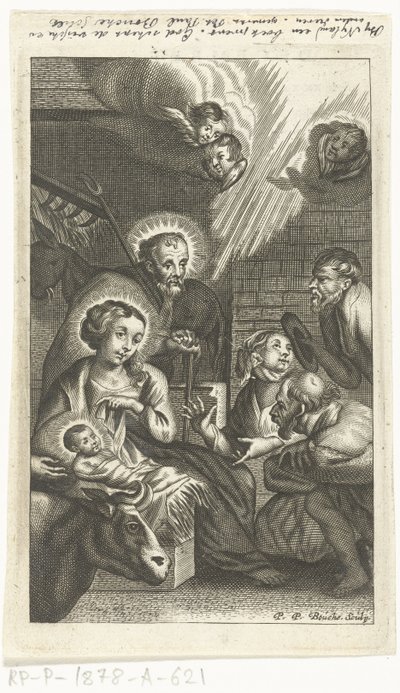 La adoración de los pastores de Peter Paul Bouché