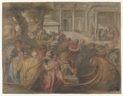 Llegada de Odiseo y sus compañeros a la casa de Circe de Peter Paul Rubens (possibly)