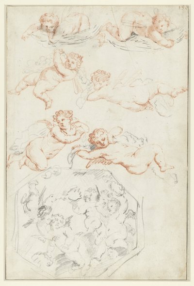 Estudios de putti de Peter Paul Rubens (possibly)