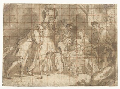 Adoración de los pastores de Peter Paul Rubens (school of)