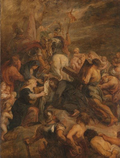 Cristo camino del Calvario de Peter Paul Rubens (workshop of)