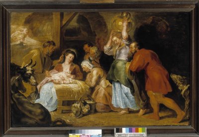 Adoración de los pastores de Peter Paul Rubens