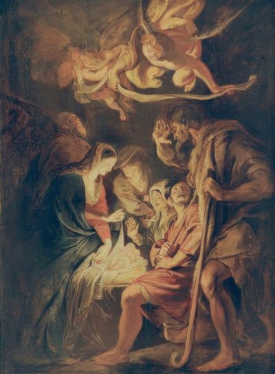 Adoración de los pastores de Peter Paul Rubens