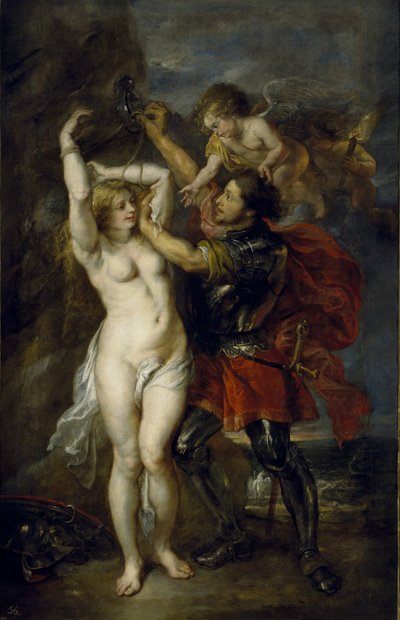 Andrómeda liberada por Perseo, 1641-1642 de Peter Paul Rubens