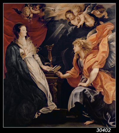 Anunciación, 1609 de Peter Paul Rubens