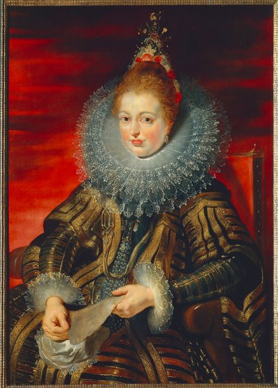 Austria, Viena, Retrato de la Infanta Isabel Clara Eugenia de Habsburgo (1566 - 1633) de Peter Paul Rubens