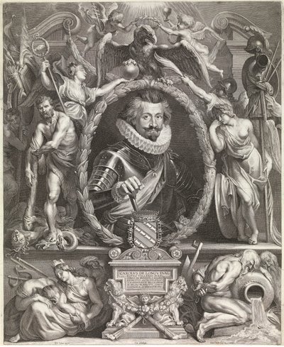 Charles Bonaventure de Longueval (grabado) de Peter Paul Rubens