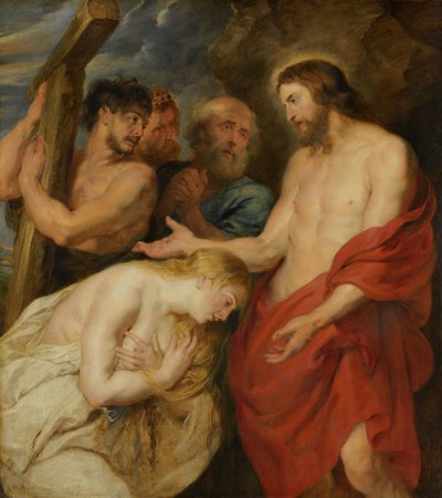 Cristo y los pecadores arrepentidos de Peter Paul Rubens