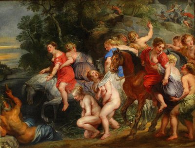 Cloelia a su paso por el Tíber de Peter Paul Rubens