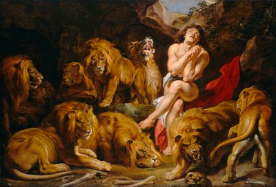 Daniel en la boca del lobo de Peter Paul Rubens