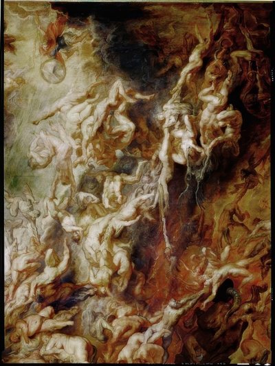 La caída de los condenados de Peter Paul Rubens