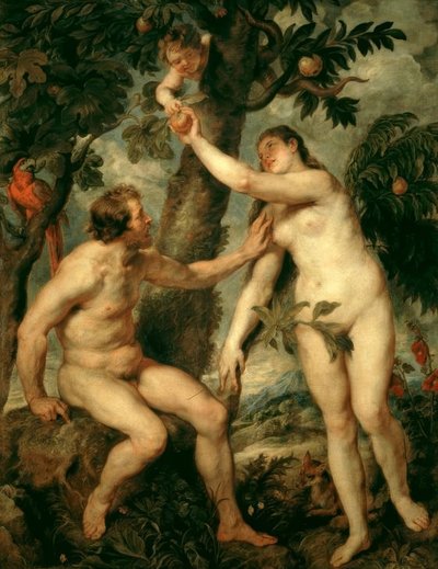 La caída del hombre de Peter Paul Rubens
