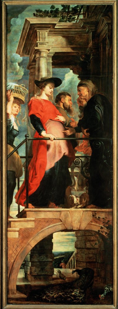 Descendimiento de la Cruz, panel izquierdo: Visitación (pintura) de Peter Paul Rubens