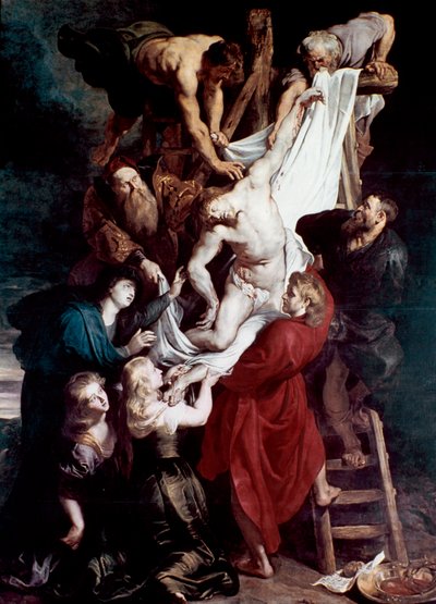 Descenso de la Cruz, c1612-1614 de Peter Paul Rubens