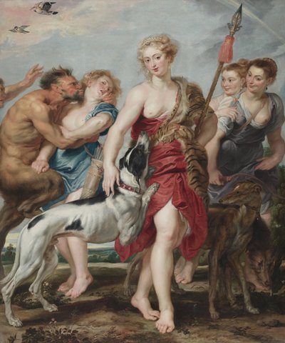 Diana y sus ninfas partiendo a la caza, c.1615 de Peter Paul Rubens