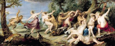 Diana y sus Ninfas Sorprendidas por Faunos de Peter Paul Rubens