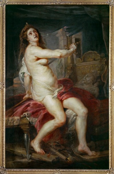 La muerte de Dido (pintura sobre lienzo) de Peter Paul Rubens