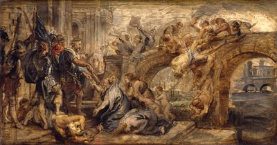 La toma de París por Enrique IV. de Peter Paul Rubens