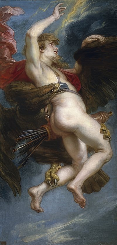 El rapto de Ganímedes. 1636-38 de Peter Paul Rubens