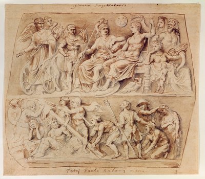Dibujo de la Gemma Augustea de Peter Paul Rubens