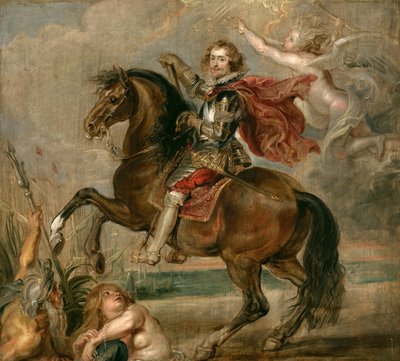 Retrato ecuestre del duque de Buckingham de Peter Paul Rubens