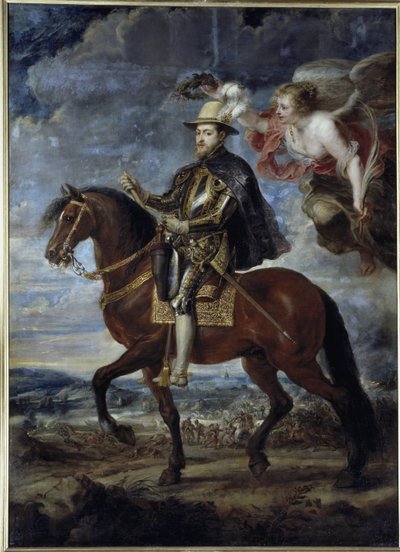 Retrato ecuestre del Rey Felipe II de España de Peter Paul Rubens