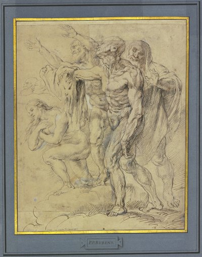 Eva, María Magdalena, san Bartolomé y otro para un Juicio Final de Peter Paul Rubens
