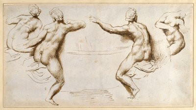 Cuatro desnudos femeninos alrededor de una fuente de Peter Paul Rubens