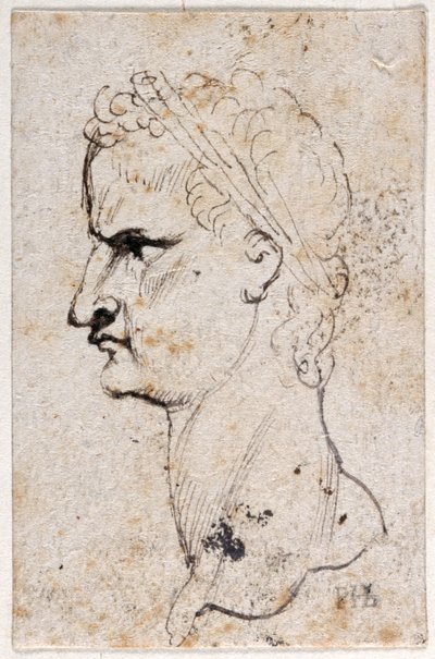 Cayo Calígula, de diez dibujos de ocho de los primeros doce Césares, después de las medallas de Giovanni da Cavino de Peter Paul Rubens