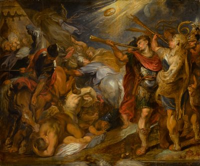 Gedeón venciendo a los madianitas, circa 1625-1630 de Peter Paul Rubens