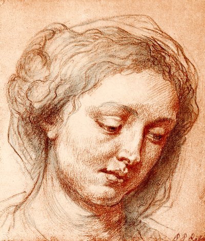 Cabeza de niña de Peter Paul Rubens
