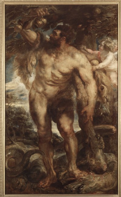 Hércules en el jardín de las Hespérides, c.1638 de Peter Paul Rubens