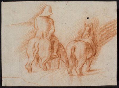 Caballos y jinete de El hijo pródigo de Peter Paul Rubens
