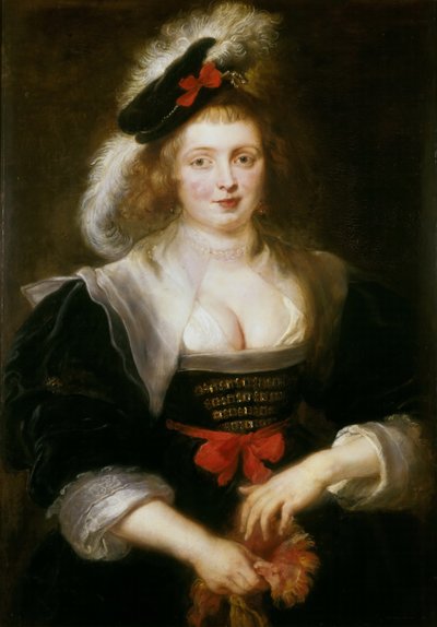 Hélène Fourment poniéndose un guante, ca 1631 de Peter Paul Rubens