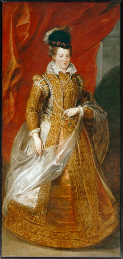 Juana de Austria, Gran Duquesa de Toscana (pintura sobre lienzo) de Peter Paul Rubens