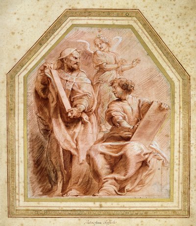 Jeremías dictando la palabra de Dios a Baruc, hijo de Nerías de Peter Paul Rubens