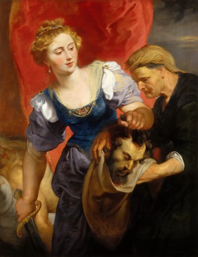 Judith con la cabeza de Holofernes, 1620-1622 de Peter Paul Rubens
