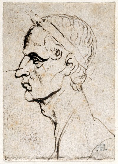 Julio César, de diez dibujos de ocho de los primeros doce Césares, después de las medallas de Giovanni da Cavino de Peter Paul Rubens