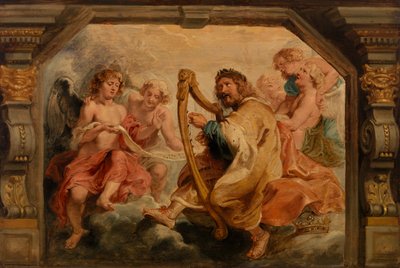 Rey David tocando el arpa de Peter Paul Rubens